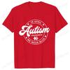 Basic Clothing Unisex Clothes Autism Awareness Print T Shirt Trend Summer Tops Fashion Short Sleeve Tees Autism Graphic Tshirt