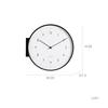 Interform Wall Clock CL-4464BK Arno Black