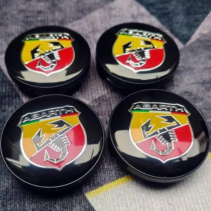 4pcs 60mm For Fiat 500 Wheel Center Hub Caps Rims Dust-proof Cover Hubcaps Emblem For Punto Stilo Bravo Ducato Freemont 124 600