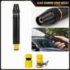 Car Wash Spray Nozzle with 2 Plastic Connectors - Black Watering for Garden Hose, Car Cleaning, and Outdoor Watering