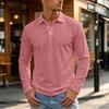 Men's Color Long Sleeve Shirt for Outdoor Casual Wear