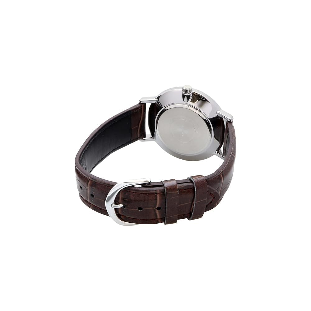 Casio MTP-VT01L Series Quartz Men's Watch Silver Brown Strap with Original Box