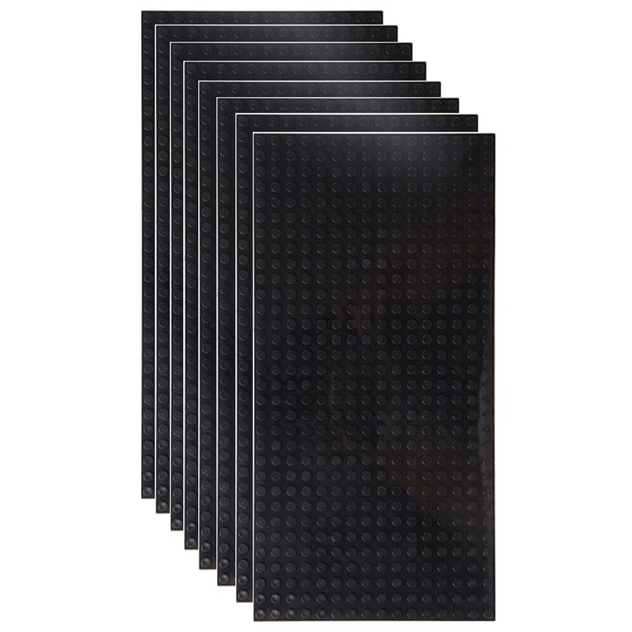 8 Stück 16x32 Noppen Klassische Grundplatten MOC DIY Kunststoffsteine Grundplatten StadtDimensionen Bausteine Figuren Konstruktionsspielzeug