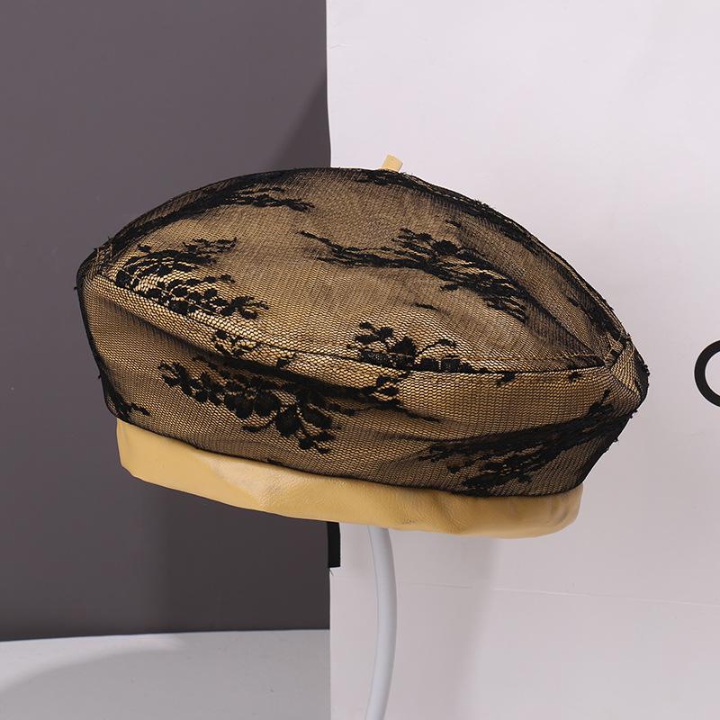 Autumn and Winter Fashion Plush Beret Children Show Their Faces Small Painter Hat Versatile Big Head Circumference Newsboy Hat