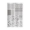 Nail Art Stamping Plates: Plaid, Butterfly, Cartoon Animals, Apple Designs