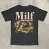 Unisex I Love Fish T Shirt Aesthetic Unisex Short Sleeve Vintage Fishing Meme Brain Rot Humor Usa Streetwear Casual Tops