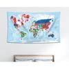 World Map Tapestry