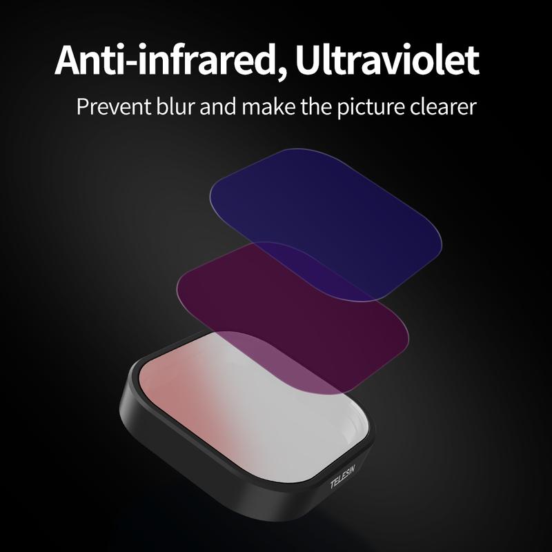 ND8 ND16 ND32 CPL Lens Filter Set Aluminium Alloy Frame for GoPro 12 GoPro Hero 11 10 9 Black Action Camera ND CPL Lens