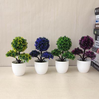 1PC Artificial Plants Accessories Decoration Pot Flowers Plastic Simulation Casual Fashion One Size