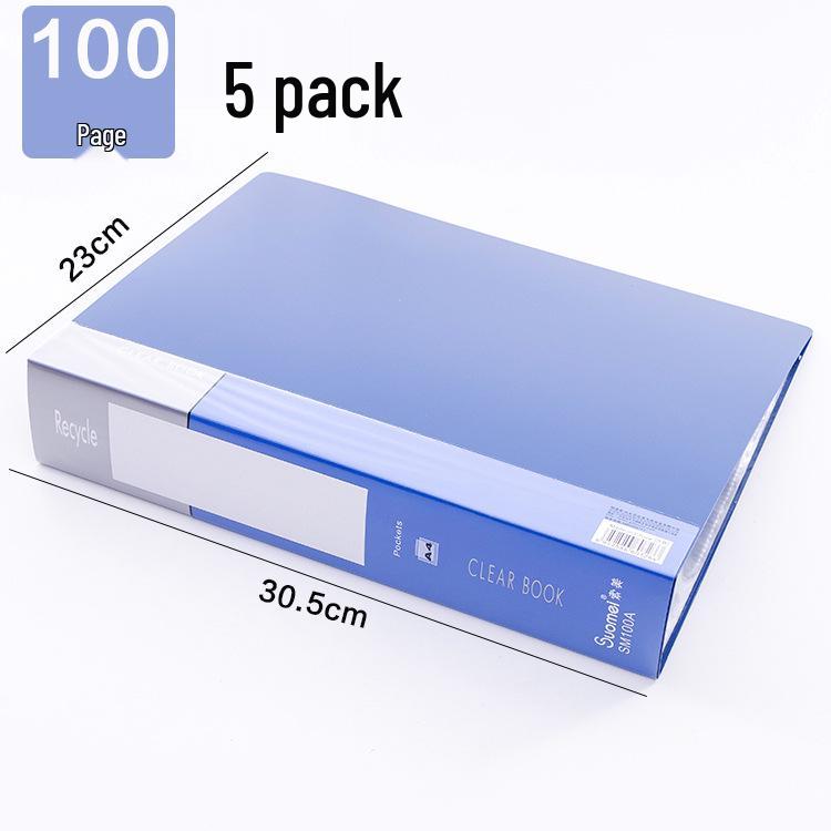 A4 mehrschichtige Seitenabtrenner und Dokumentenordner für Ringordner (20-100 Blatt)