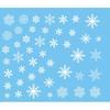1 Sheet Christmas 3D Sticker Snowflakes Tips Tatoos Party Manicure Transfer Sticker