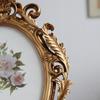 Handcrafted Oval Photo Frame Stand Lightweight Resin Photo Frame Photo Display Holder  Home