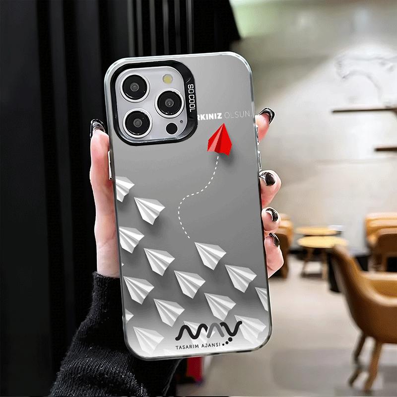 Paper Airplane Boat Dream Shockproof Phone Case for iPhone 17 Air 16 16E 15 Pro Max 14 Plus 13 Mini 12 Back Cover Anti Fall Fund