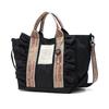 THEATRE PRODUCTS 2-Way Frill Tote Thames Large Tote Bag, CL240362, Black