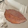 Special-shaped Leaf Diatom Mud, Dirt-resistant and Non-slip Bathtub Quick-drying Floor Mat At the Door of the Bathroom