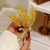 Golden Wheat Ear Brooch High-end Niche Corsage Femininity Versatile Bouquet Suit Coat Pin