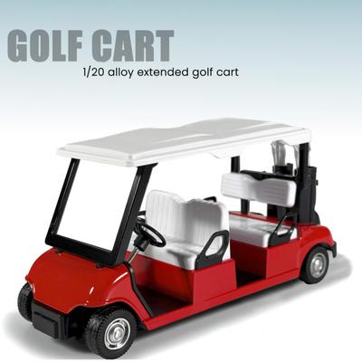 Döküm Golf Arabası Oyuncak 0.0555555555555556 Ölçek Alaşım Golf Arabası Modeli