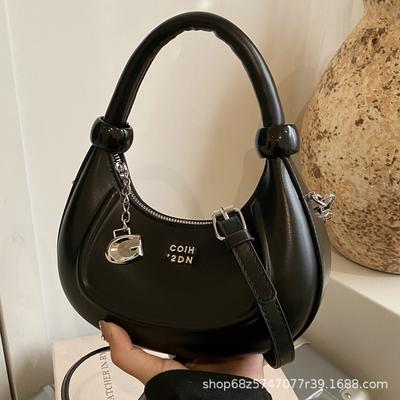 2025 New Fashion High-end Niche Crescent Bag Women's Shoulder Handbag Small Carrying Bag Shoulder Crossbody Bag