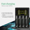 Universal Rechargeable Portable Fast Charging Dock 4 Slot Adapter Intelligent Battery Charger
