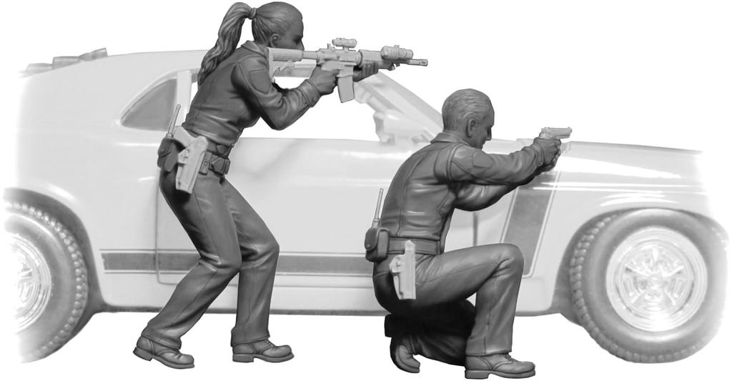 Master Box Robbery Suppression Series Police Officer Jack Sully Plastic Model MB24064 1/24