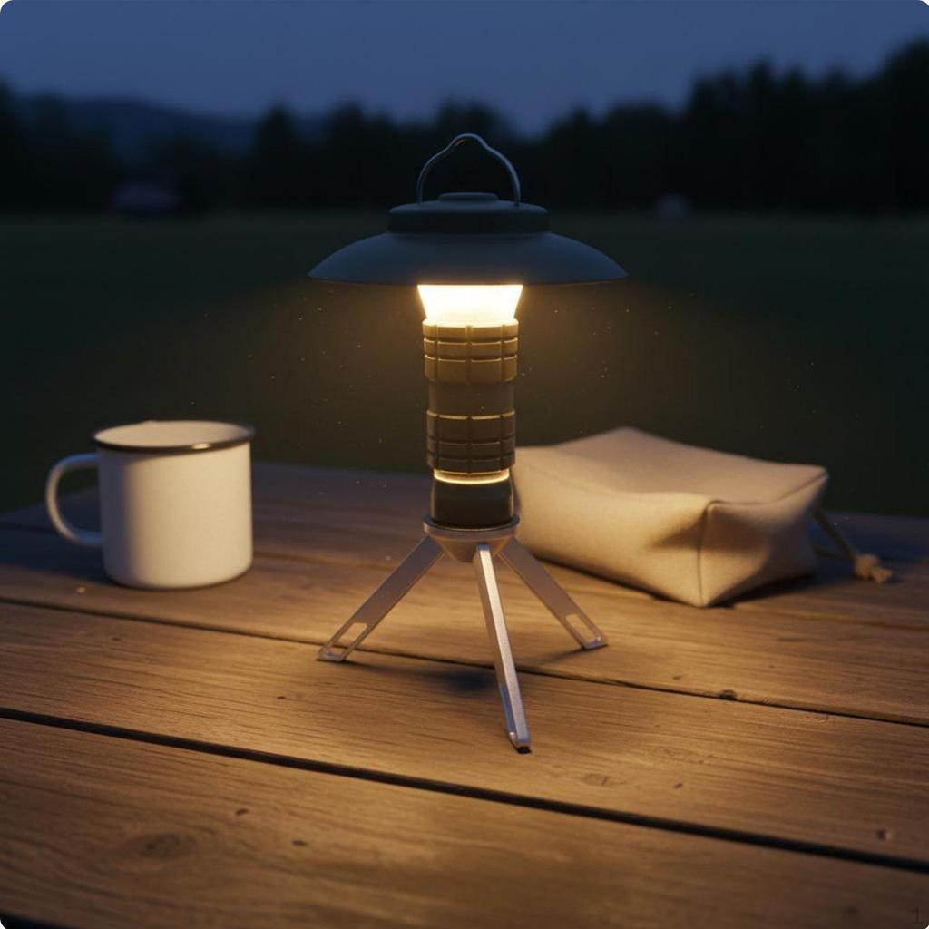 Multifunctional Tent Light Lighthouse Type Camp Lamp Lightweight EnergyEfficient