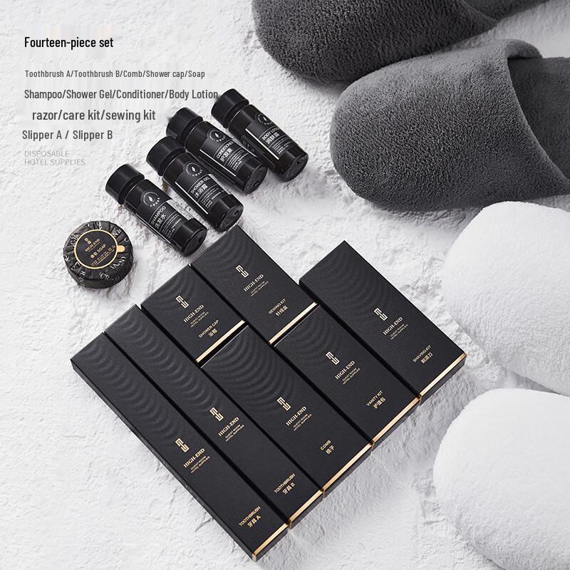 RANCRNUO Luxury 14-Piece Hotel Amenity Set 5-Star Exclusive