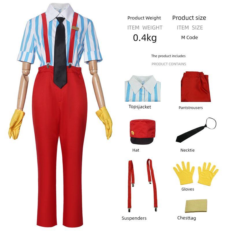 Heavy-Duty Teto Sleep Master Cosplay Costume Halloween Cosplay Anime Role-Playing Stage Outfit Hypnotist Strap XS