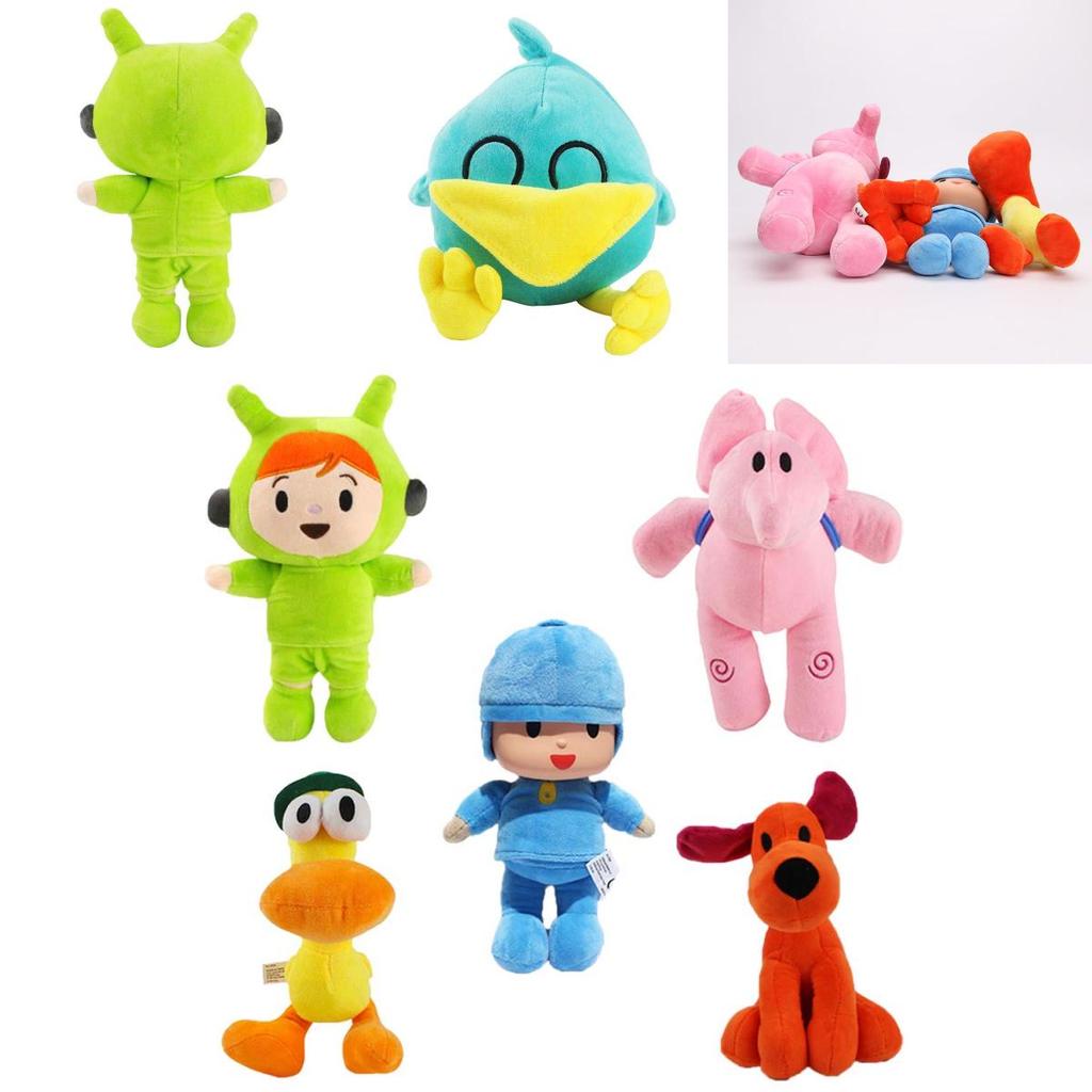 Adorable Pocoyo Elly Pato Loula Sleepy Bird Soft Plush Stuffed Figure Toy Doll Gift For Kids