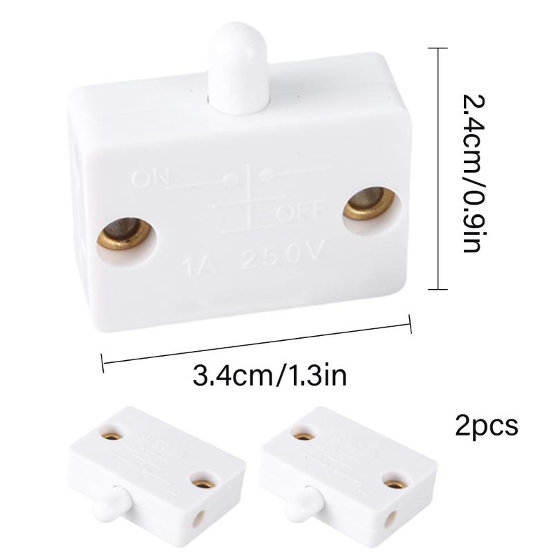 Bundle of 2 Rock Cable Switches for Home Lighting 2 Units Inline Rocker Switches