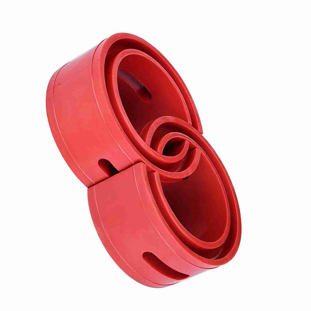 2 szt. Czerwony Samochodowy Amortyzator Bufor Sprężyna Zderzak Poduszka Typ B