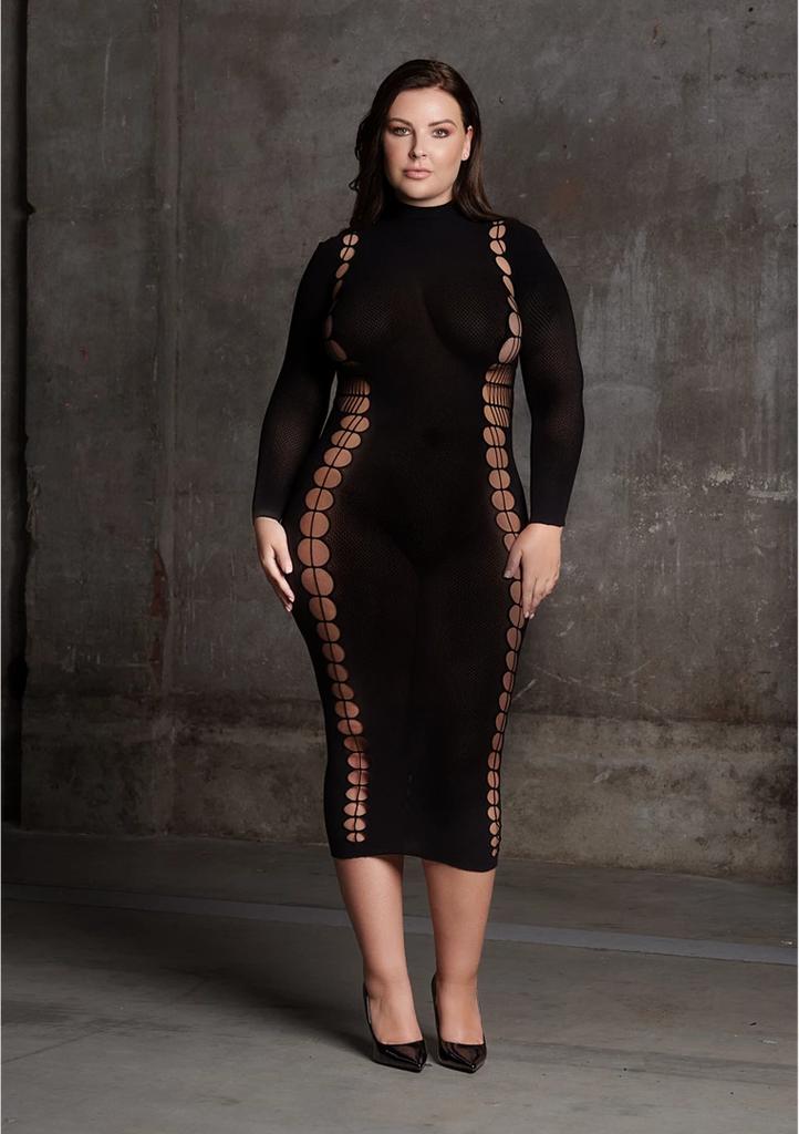 Le Desir - Carme Plus Size Long Fitted Dress