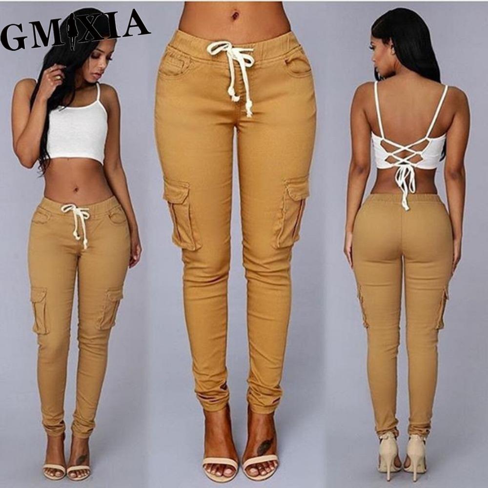 

GMXIA Женские Модные Повседневные Однотонные Брюки и Капри с Принтом XXXXL темные хаки