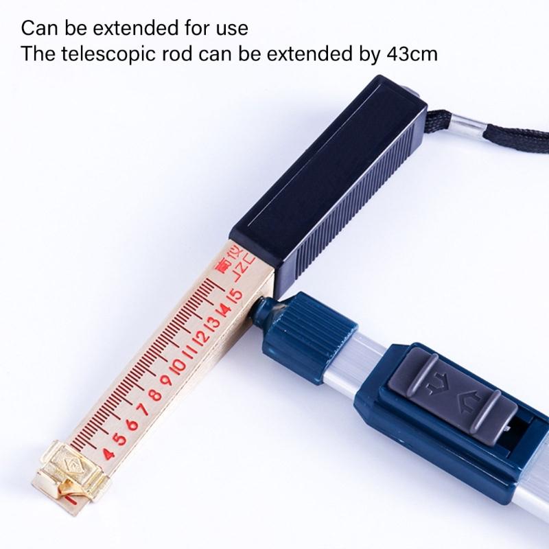 1-15mm Wedge Shaped Vernier Feeler Gauge Inspection Flatness Tool for House Engineering Feeler Gauge