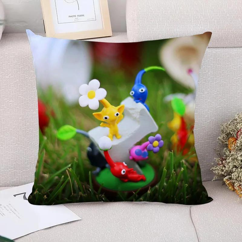 PIKMINS Kuddfodral för Kuddar Dekorativa Soffkuddar Kuddar Heminredning Kort Plysch Örngott 40x40 Soffa 45*45 Säng