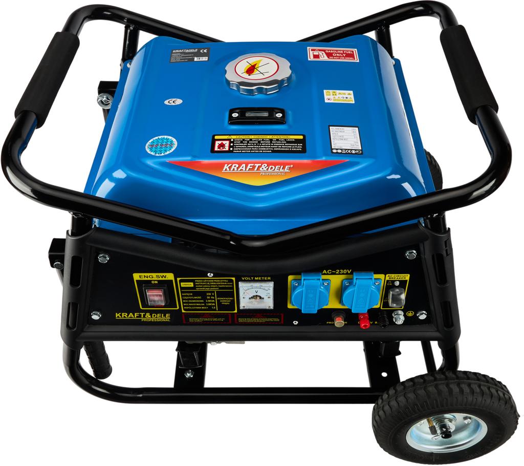 3000W 12/230V Ergonomic Power Generator | Kraft&Dele