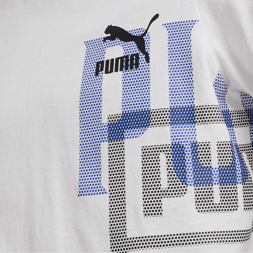 Puma Comfortable Skin-Friendly Soft Breathable Short Sleeve T-Shirt Men Tops White 621986-02