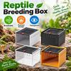 Prevent Escape Reptile Breeding Box Breathable Insect Feeding Cage  Reptile Keeping
