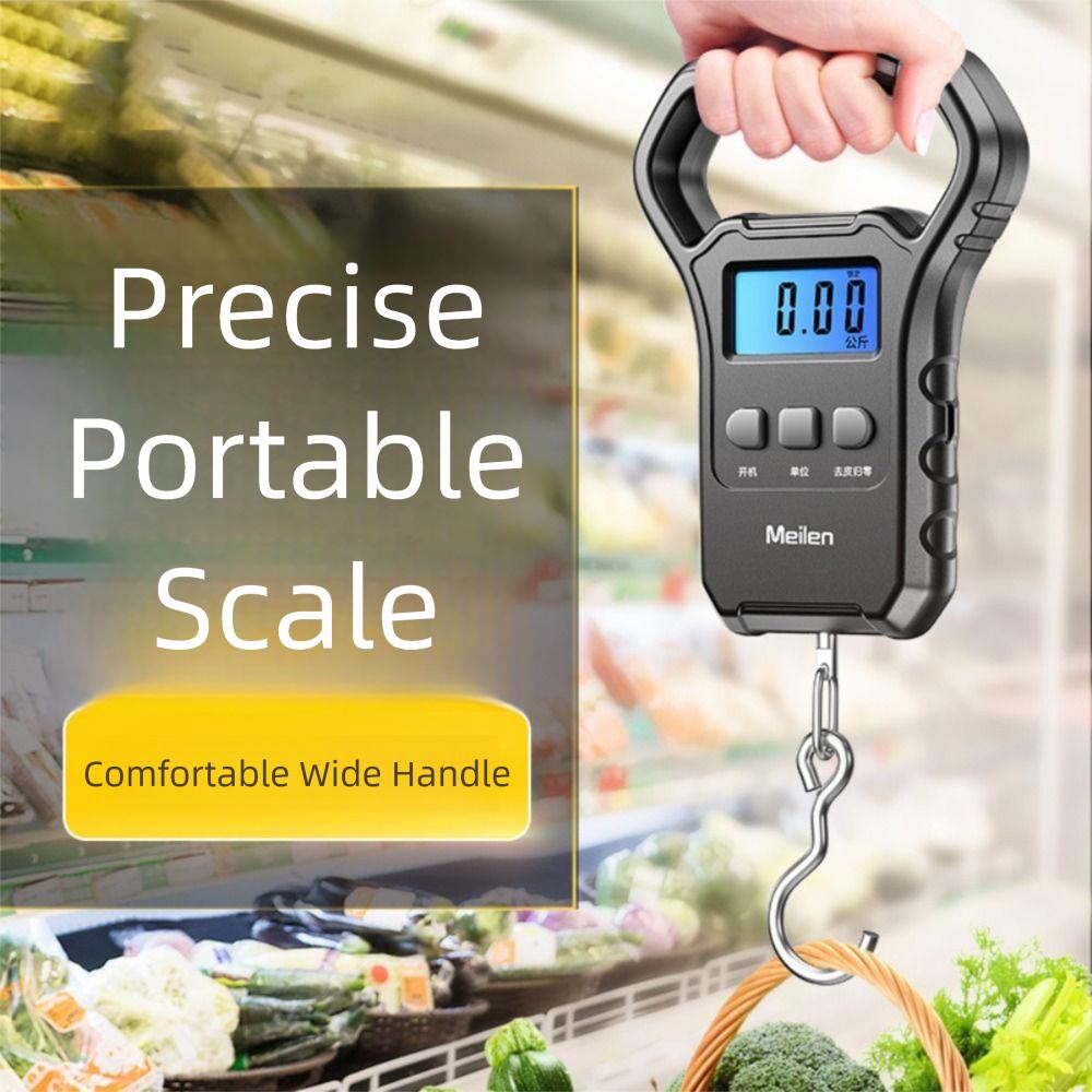 Digital Display Backlight Luggage Weighting Scales 50kg Digital Fish Scale Weight Scales