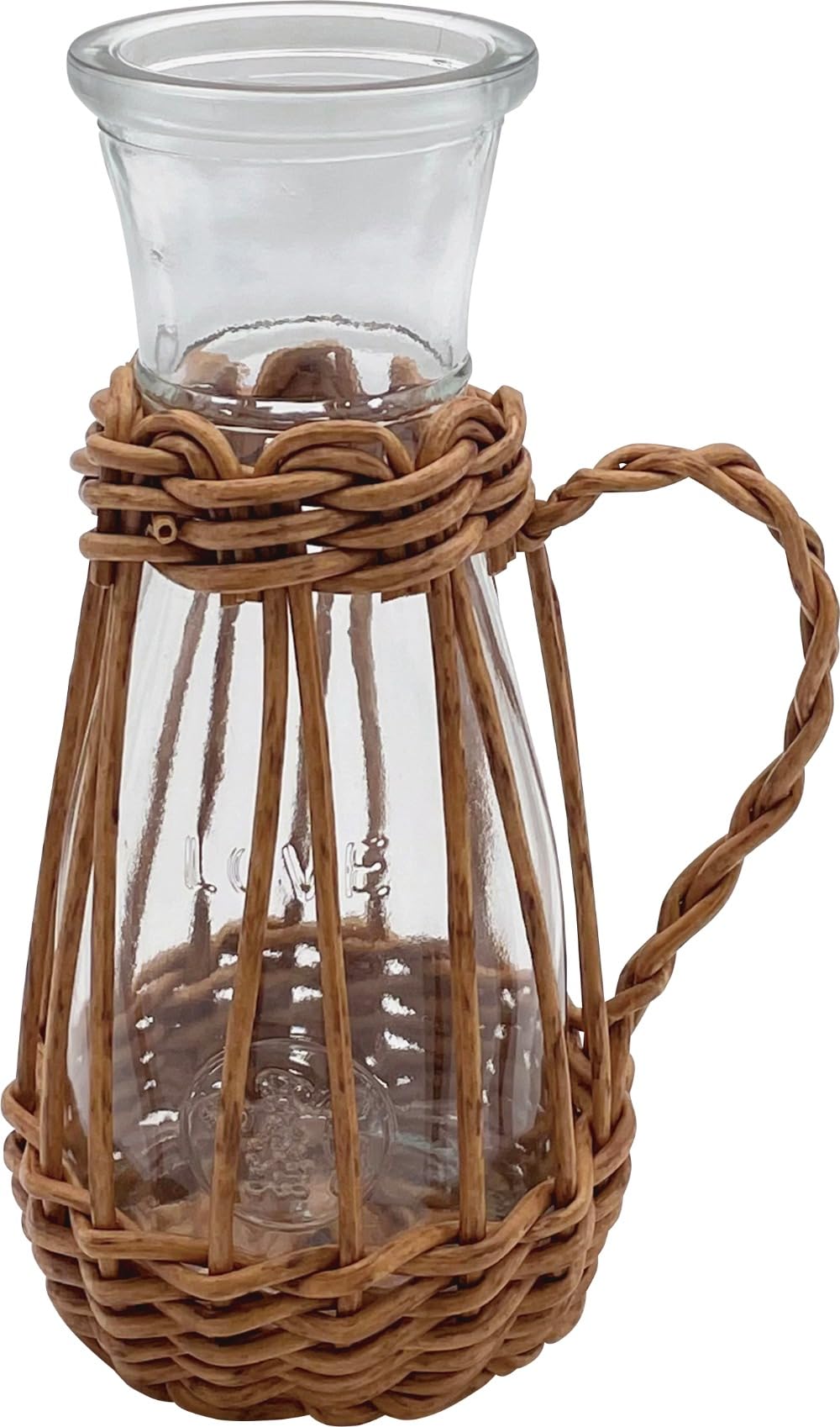 

Daikai Vase PE Glass Vase with Handle, Large, BR, W11.5 x D9 x H18.5cm, 73770