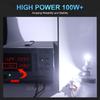 MAXGTRS 200W Auto LED Lens H4 Headlight for Cars High Beam Low Beam Projector Turbo Fan 6000k White Color Lighting