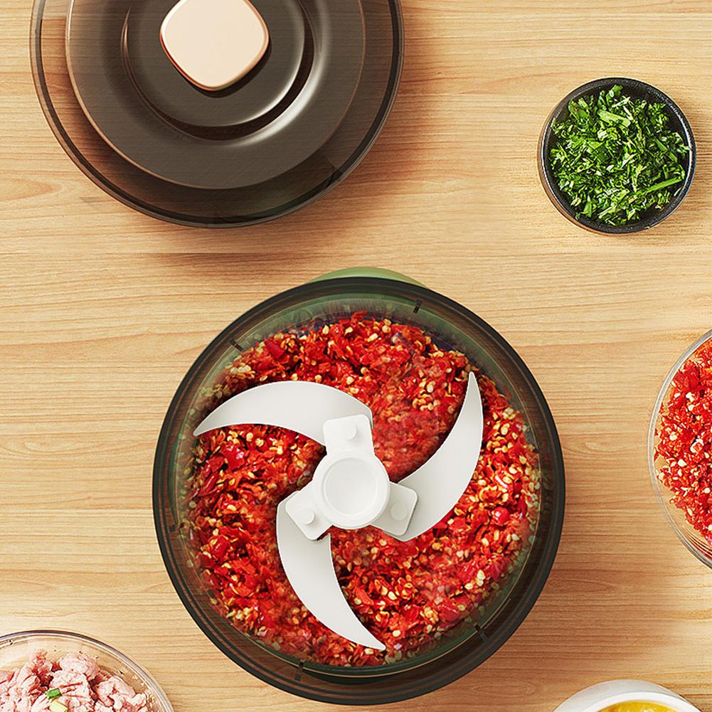 Wireless Electric Meat Grinder Portable Food Electric Processor Electric Garlic Masher Mincer 350ml Food Chopper Cooking Machine