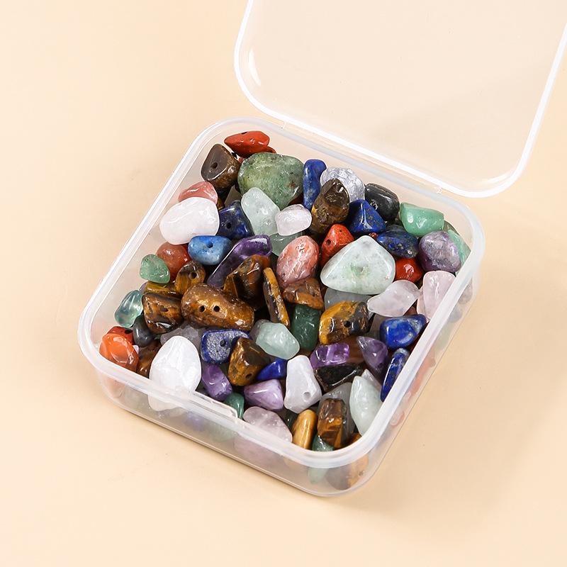 

Цзинде Смешанные Кристаллы и Нефритовая Крошка для Изготовления Ювелирных Изделий - Аксессуары для Бисероплетения DIY 55*20mm (Beads 5-8mm)