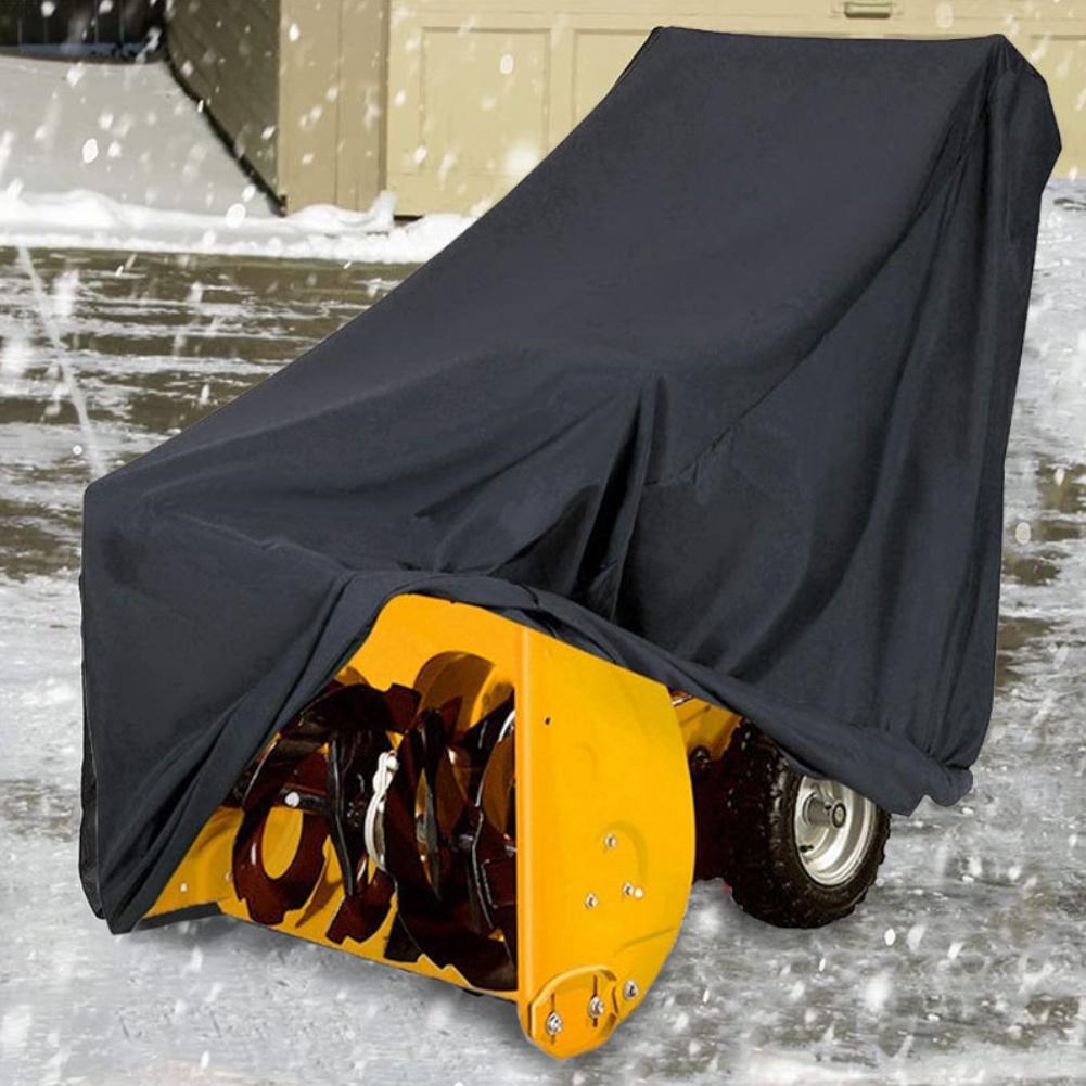 Snow Thrower Cover with Waterproof Oxford Polyester Windproof Fit and UV Protection for Snow Blowers up to 127cm