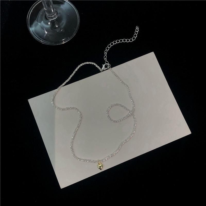 Colier cu claviculă în formă de inimă