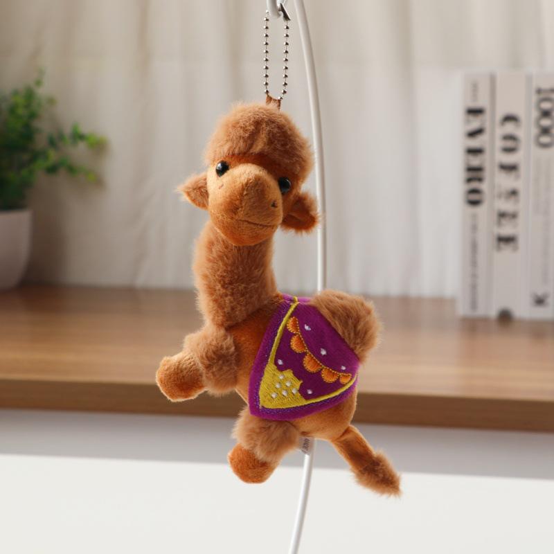 Cute Camel Plush Keychain - Adorable Desert Camel Doll Bag Charm