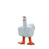 Kreative Mittelfinger-Enten-Dekoration - Neuartige Harzstatue, Trendiges Internet-Bastelornament, Schrullige Schreibtischfigur für Zuhause