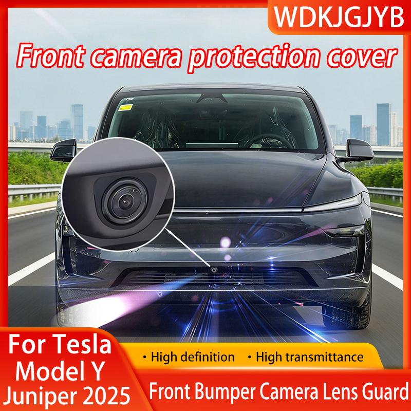 For Tesla Model Y Juniper 2025+ Model 3 Highland 2026 Original Fit Front Camera Protector Shield Tempered Glass Rainproof Cover