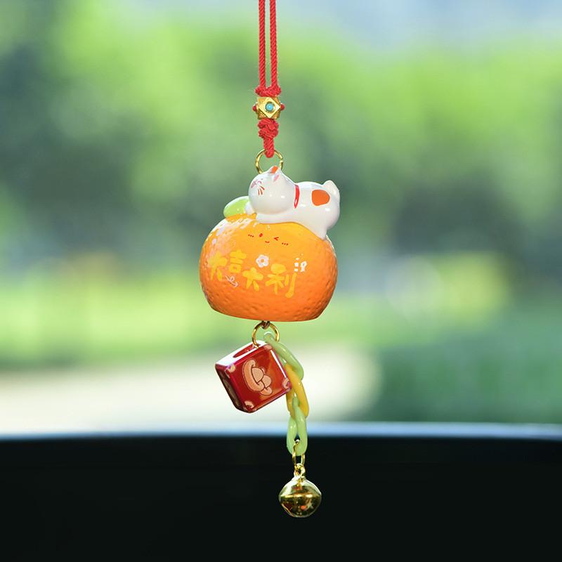 Car Interior Decoration Fruit Shaped Resin Traditional Lucky Charm For Vehicle Accessories