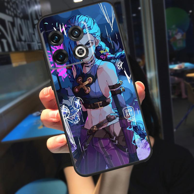 

Чехол Jinx Arcane для OnePlus 10T 8T 9RT 12 13 13R 11 9 10 Pro OnePlus Nord 4 CE 2 3 Lite N20 N30 OnePlus Nord 3