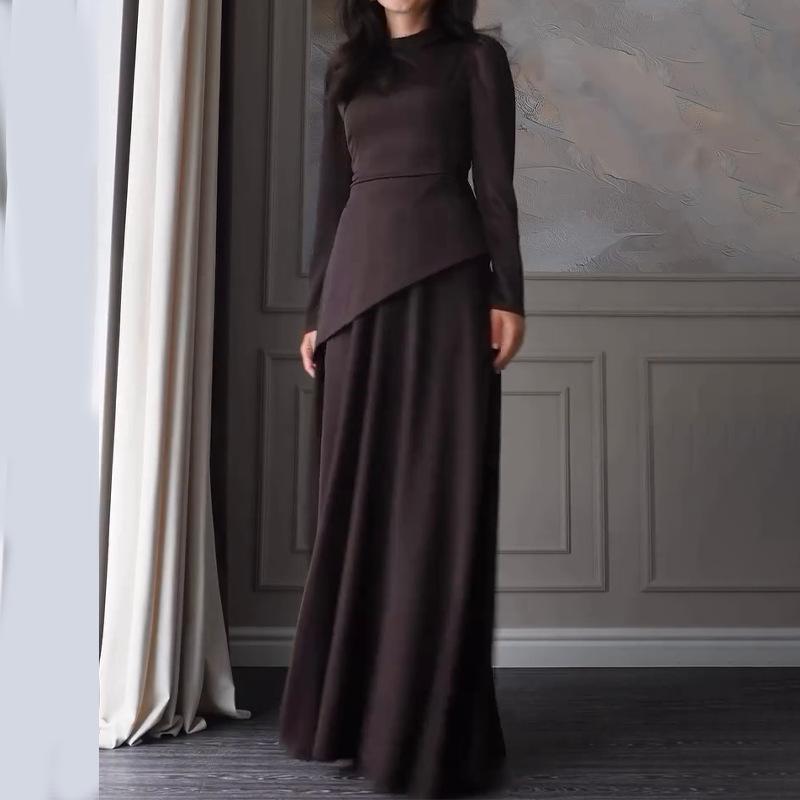Festival di Primavera 2025, Europa, America, Amazon transfrontaliero abbigliamento donna, nuova gonna a tubino splicing elegante con temperamento francese
